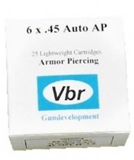 .45 ACP Armor Piercing VBR-Belgium