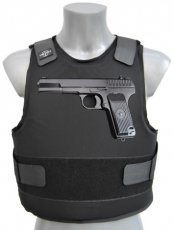 Bullet proof vest against 7.62x25 mm TT 33 Tokarev
