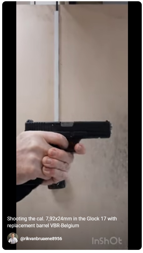 Youtube 7.92x24mm at the shooting range