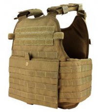 Operator NIJ-4+ Stand Alone 2x250x300mm Coyote Plate Carrier MOPC