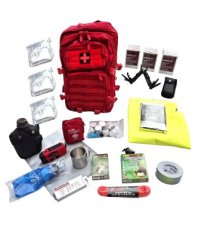 alternatief rode noodpakket rugzak met kruis 72 uur survival in Vlaanderen