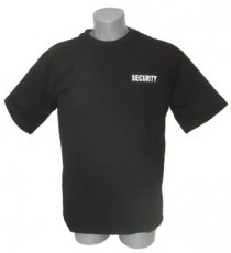 Security T-shirt zwart