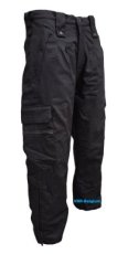 Combat broek zwart 360° snijwerend en scherfwerend van VBR-Belgium