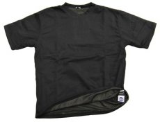 Snijwerende T-shirt-Aramide-KKP-KM-Z-M Camiseta preta resistente a corte de algodão-aramida-poliéster VBR-Bélgica com mangas curtas