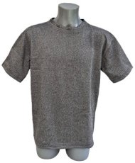 Steek- en snijwerende T-shirt Gen2 grijs met korte mouwen